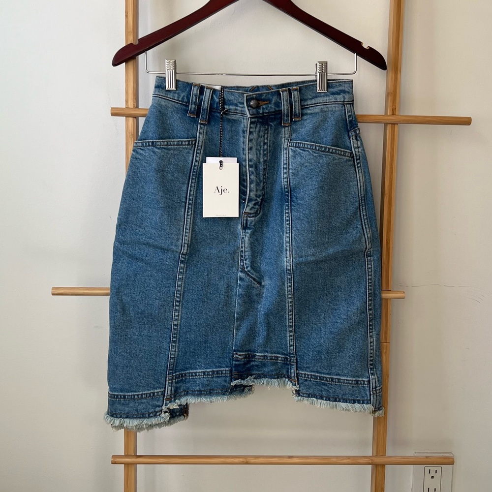 Aje denim skirt